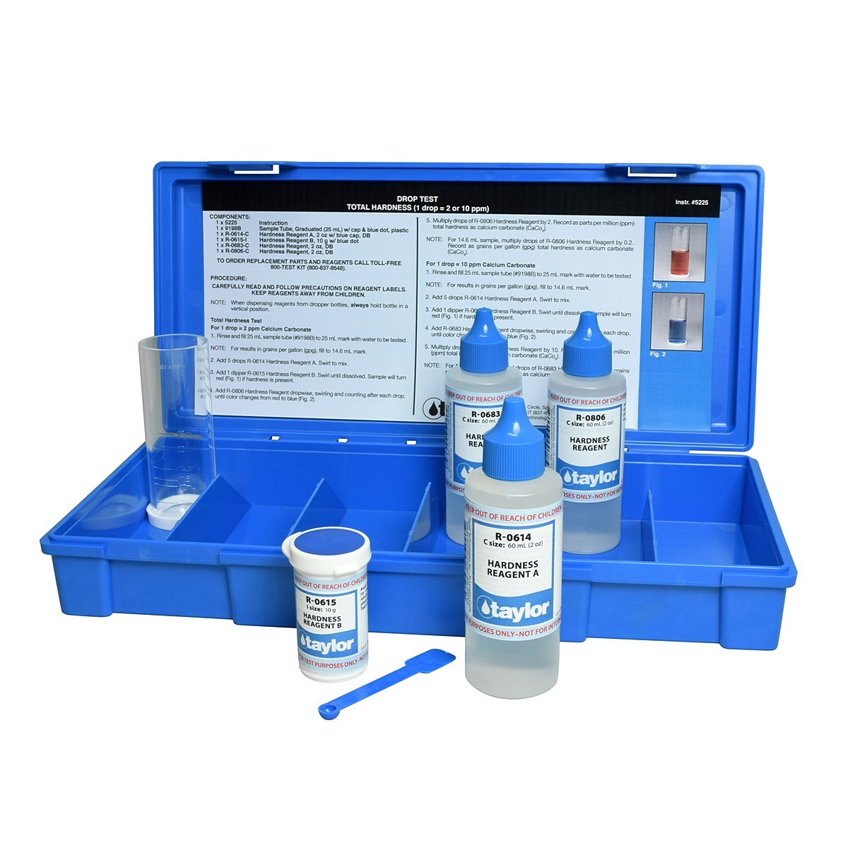 K 1505 Taylor Drop Test Kit Hardness total EDTA odorless